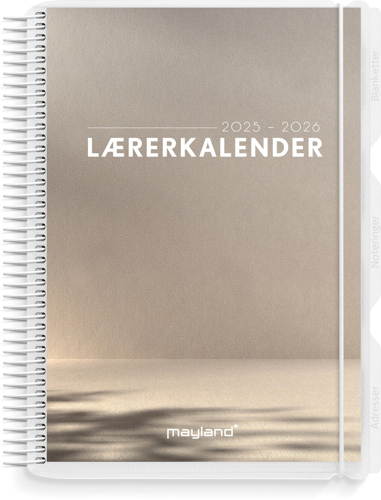 Mayland lærerkalender 25/26 2i1 A5 uge højformat