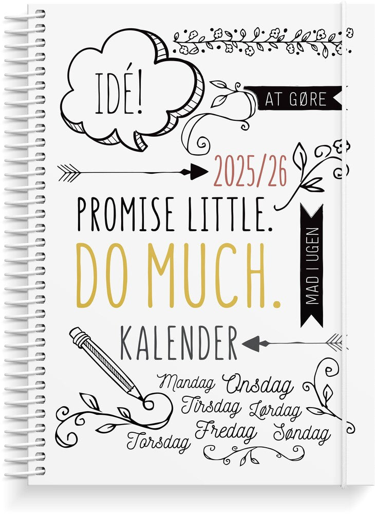 Mayland studiekalender 25/26 A5 doodle i m/ugeopslag