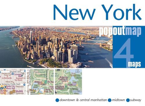 New York Popout Map - Pocket Size Pop up Map of New York Ci