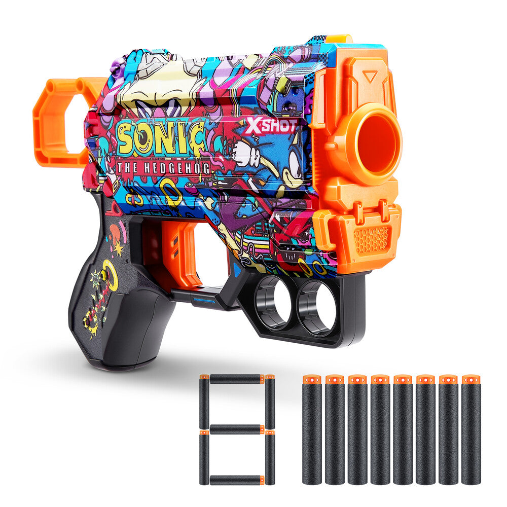 Xshot Skins Sonic Menace med 8 darts ass
