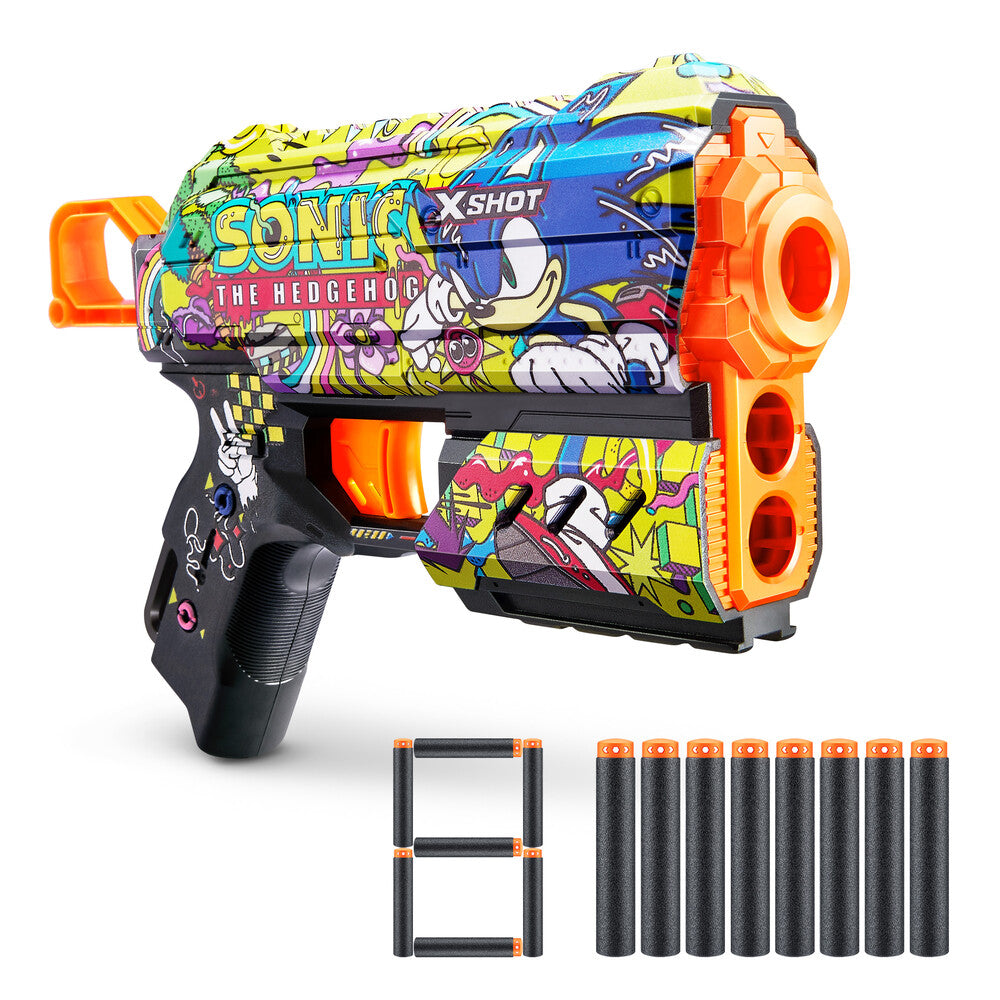 X-SHOT SKINS FLUX 8 Darts ass