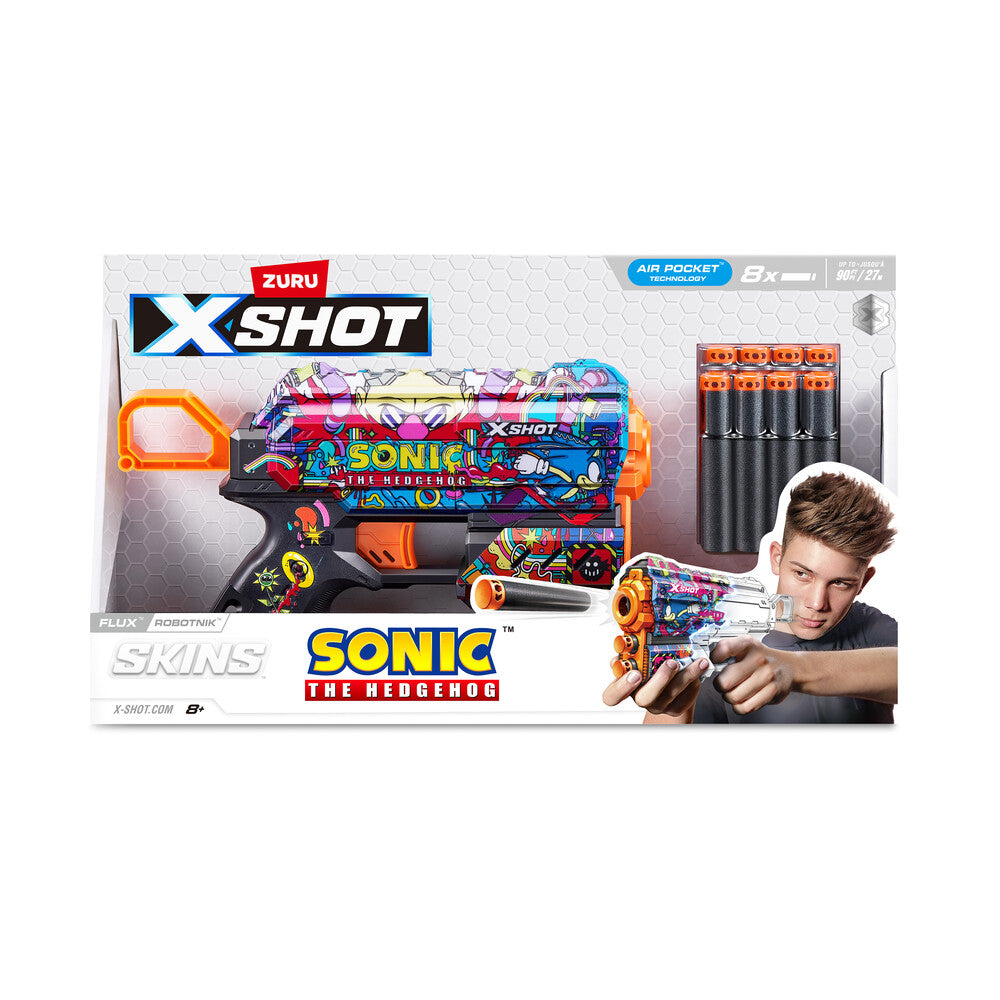 X-SHOT SKINS FLUX 8 Darts ass