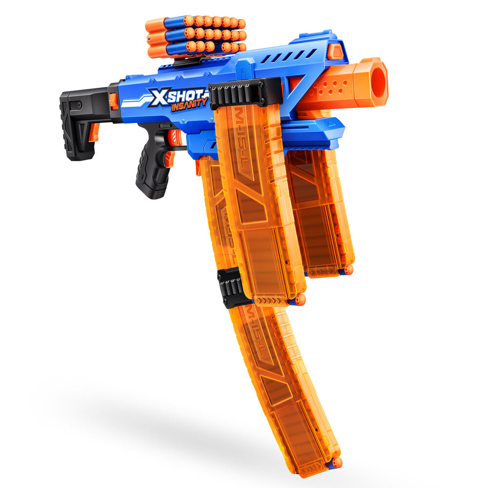 Xshot Insanity Motorised Clip Mania med 72 Darts