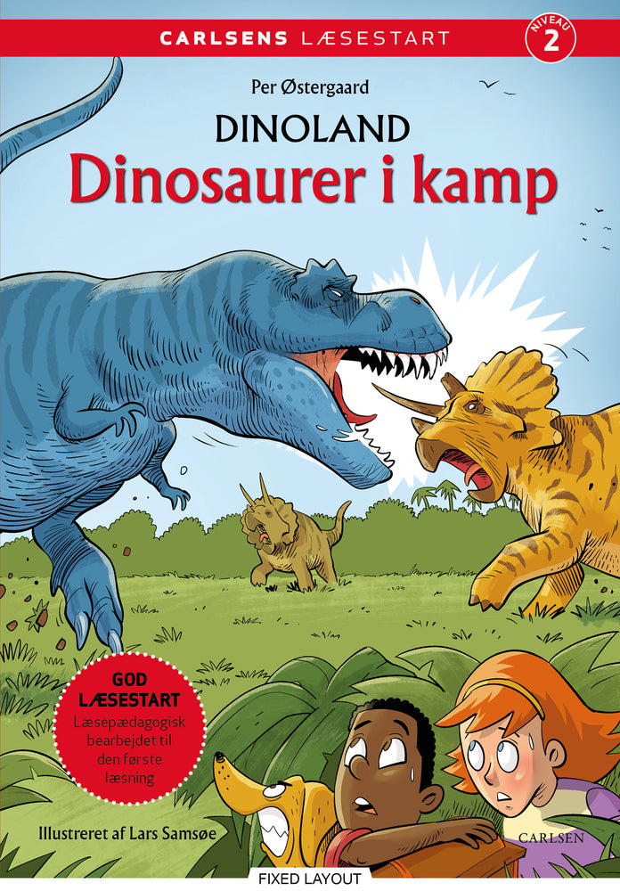 Carlsens Læsestart: Dinoland: Dinosaurer i kamp