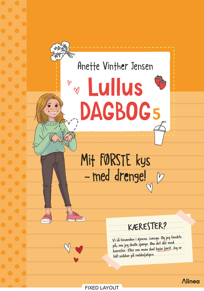 Lullus dagbog 5, Mit første kys - med drenge!, Rød Læseklub