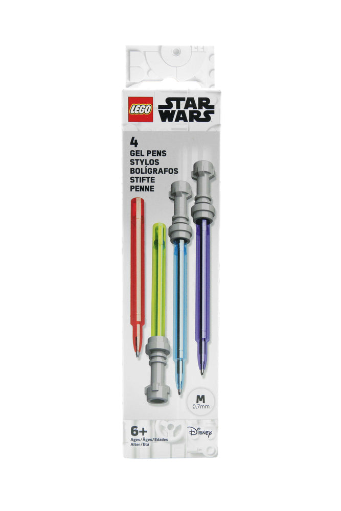 LEGO Star Wars lysværd gelpenne multipakke med 4 farver