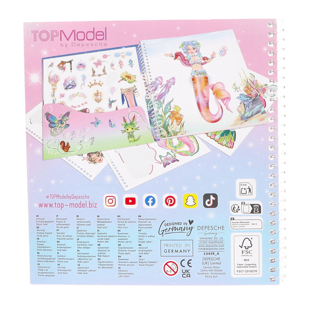 TOPModel Dress Me Up Stickersbog Fantasy