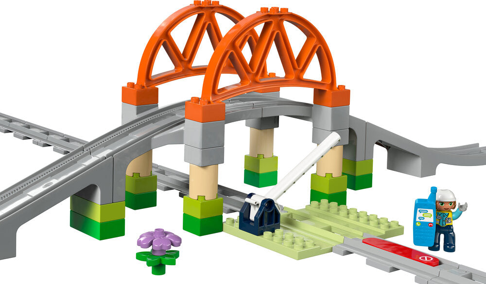 10426 LEGO DUPLO Town Togbro og spor – udvidelsessæt