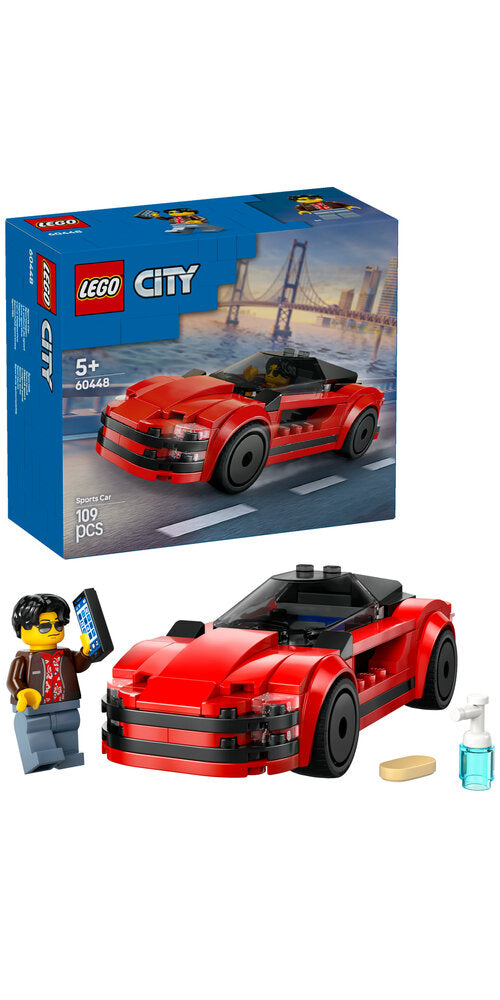 60448 LEGO City Great Vehicles Rød sportsvogn