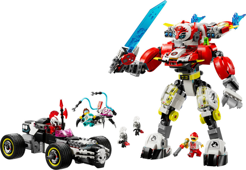71497 LEGO DREAMZzz Coopers tiger-mech og Zeros hotrod-bil