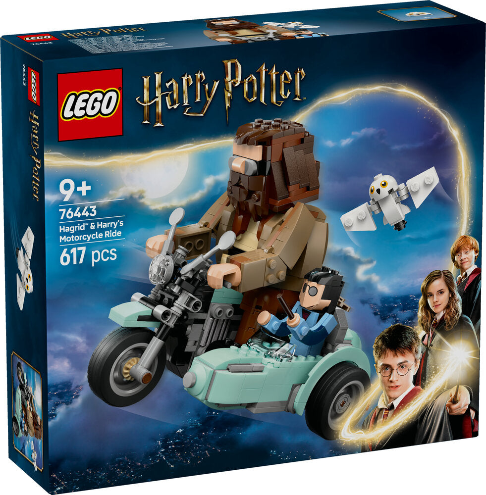 D2 76443 LEGO Harry Potter Hagrid og Harrys motorcykeltur