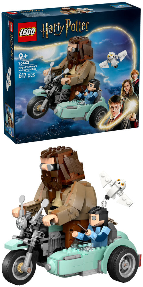 D2 76443 LEGO Harry Potter Hagrid og Harrys motorcykeltur