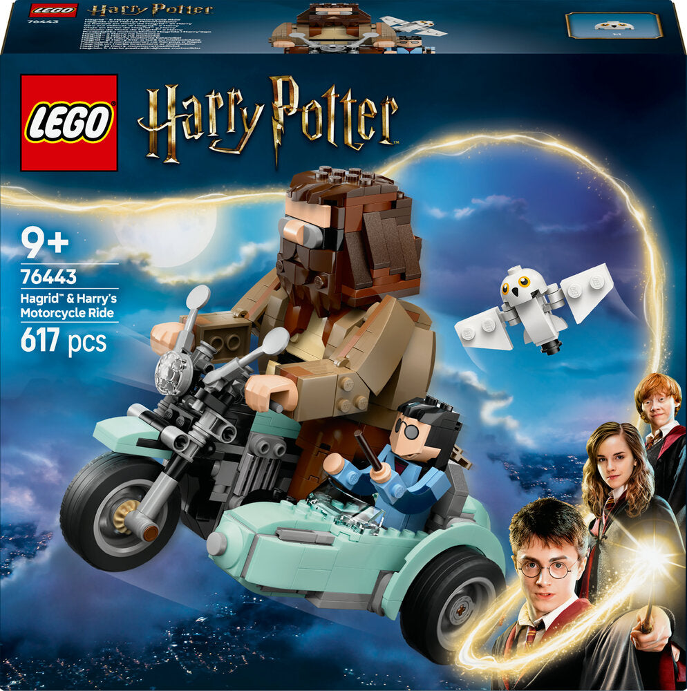 D2 76443 LEGO Harry Potter Hagrid og Harrys motorcykeltur