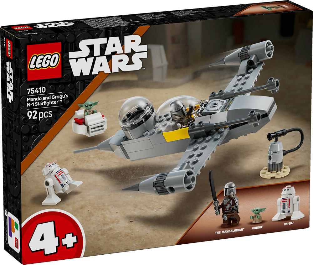 75410 LEGO Star Wars Mando og Grogus N-1-stjernejager