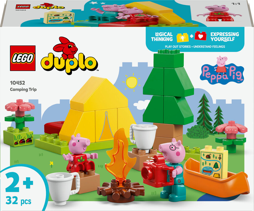 D2 10452 LEGO DUPLO Peppa Pig Gurli Gris campingtur