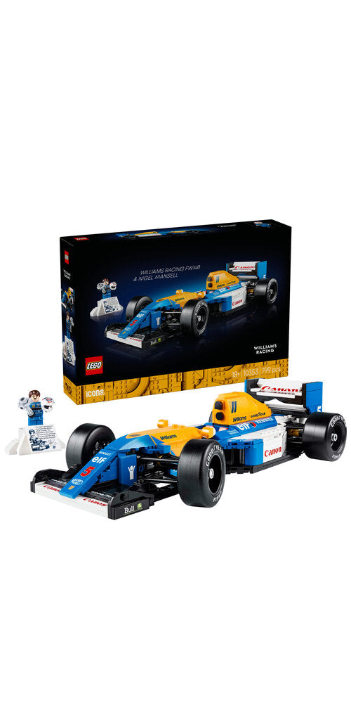 10353 LEGO Icons Williams Racing FW14B og Nigel Mansell