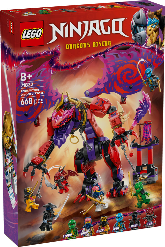 D2 71832 LEGO Ninjago Kaosdragen Thunderfang