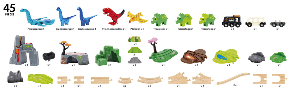 BRIO 36104 Dinosaur Deluxe Set