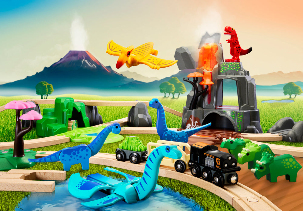 BRIO 36104 Dinosaur Deluxe Set