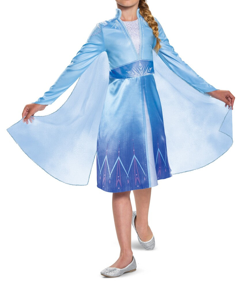 Frozen Elsa kjole blå str 7-8 år EU M