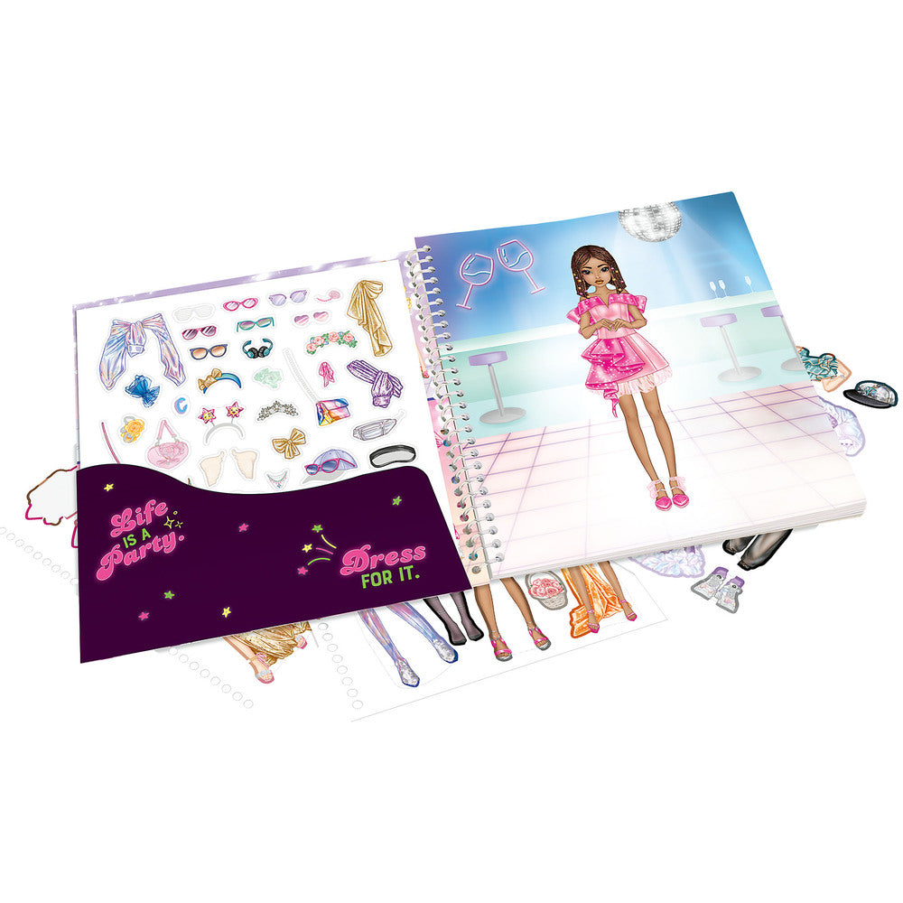 TOPModel Dress Me Up Stickersbog Party