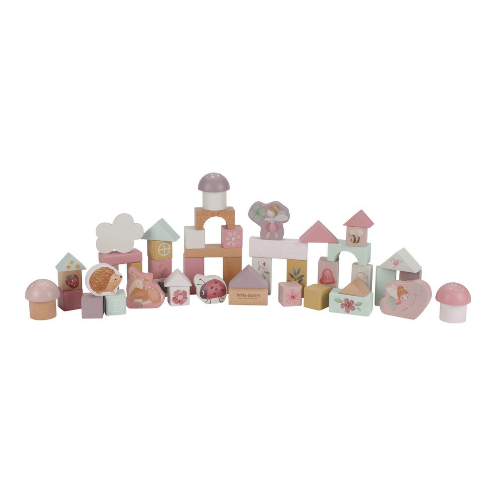 Little Dutch træklodser i spand, fairy garden