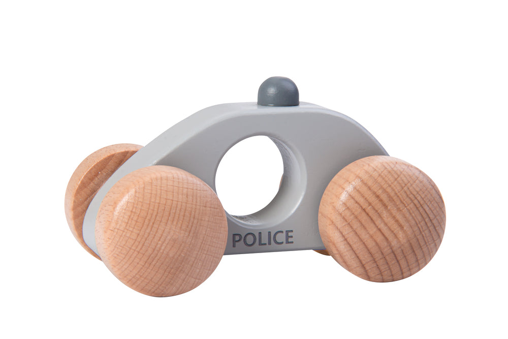 Kinder and Kids Grey Police Car