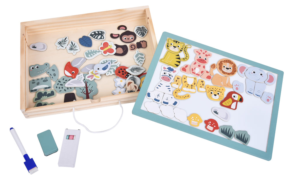 Kinder and Kids Wooden Activity Box