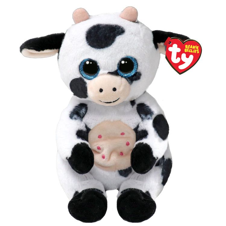 TY Herdly cow beanie bellies