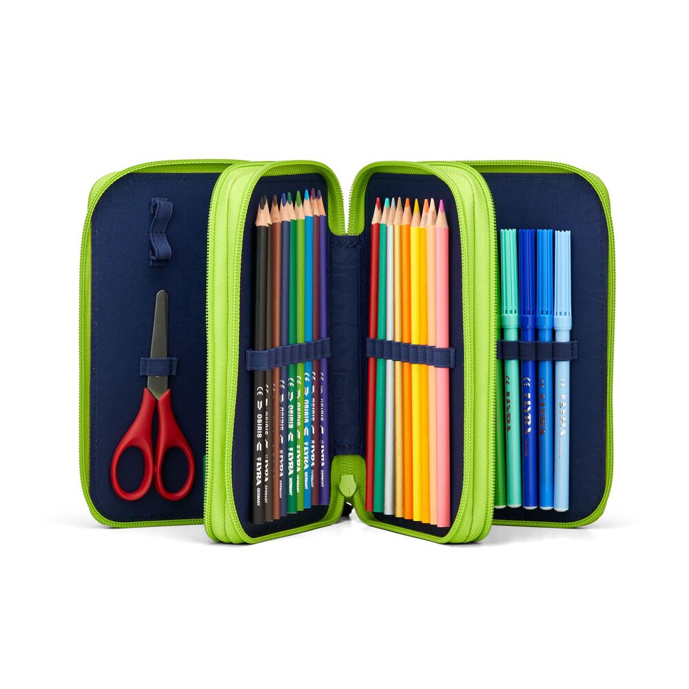 ERGOBAG Penalhus Maxi 3-DELT M/INDHOLD Front RunBear
