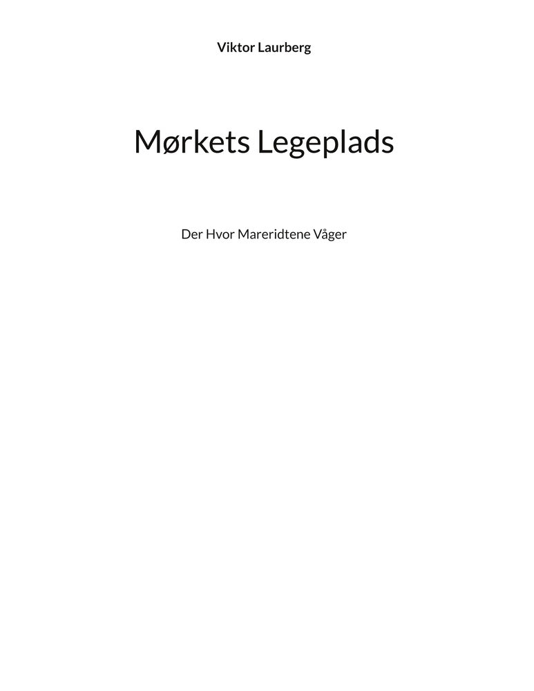 Mørkets Legeplads