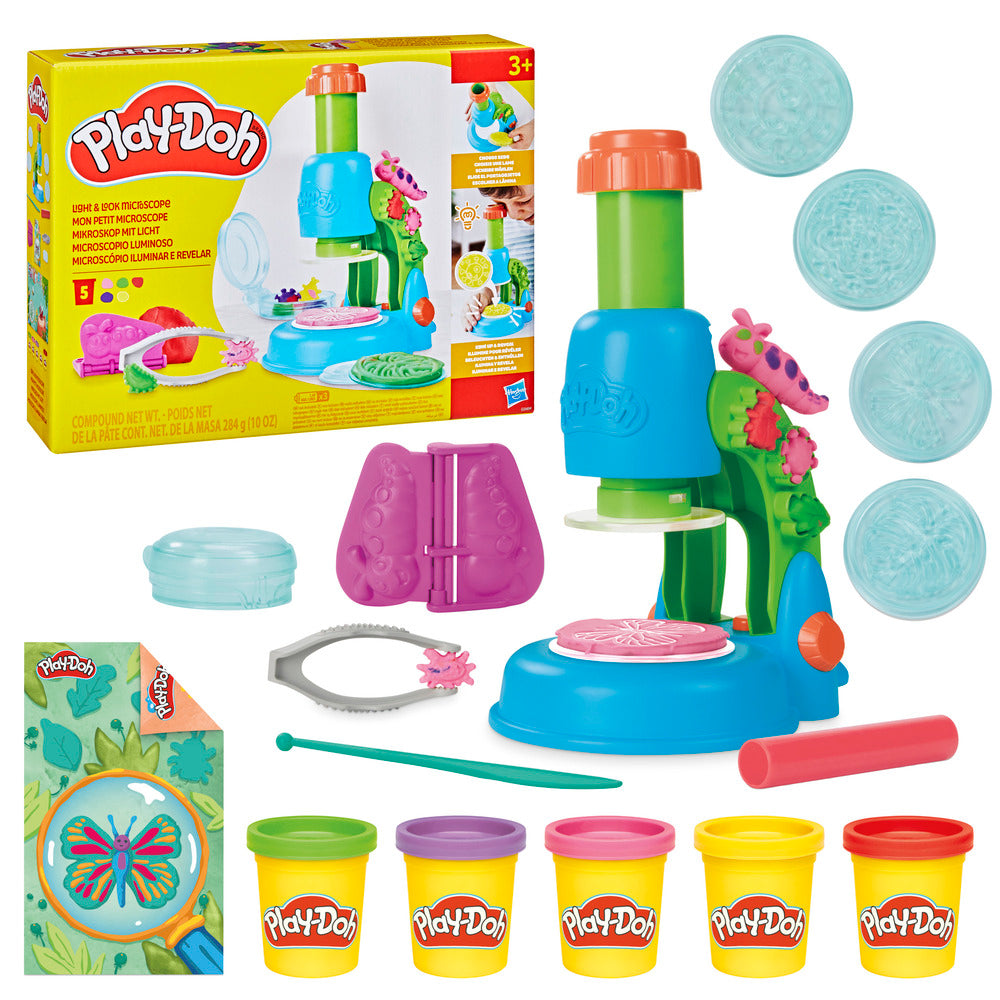 Play-Doh light and look microscope