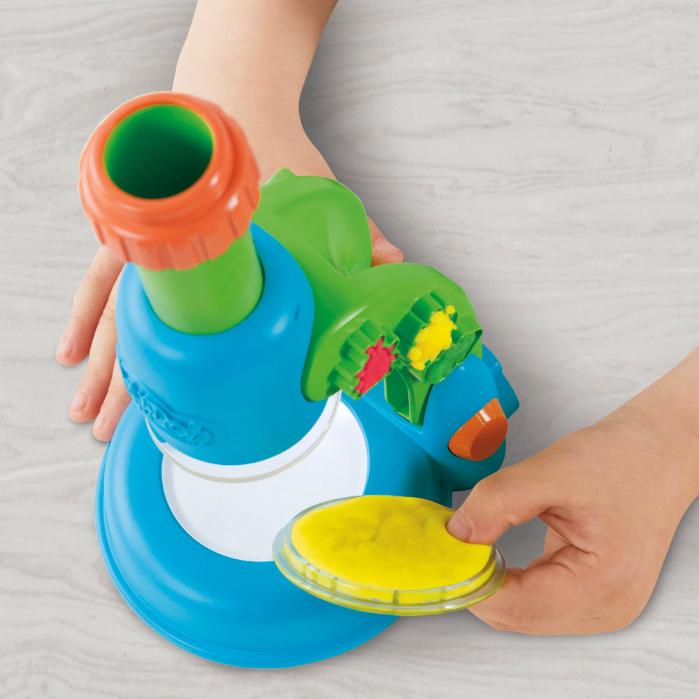 Play-Doh light and look microscope
