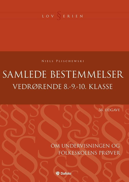 Samlede bestemmelser, 36. udgave