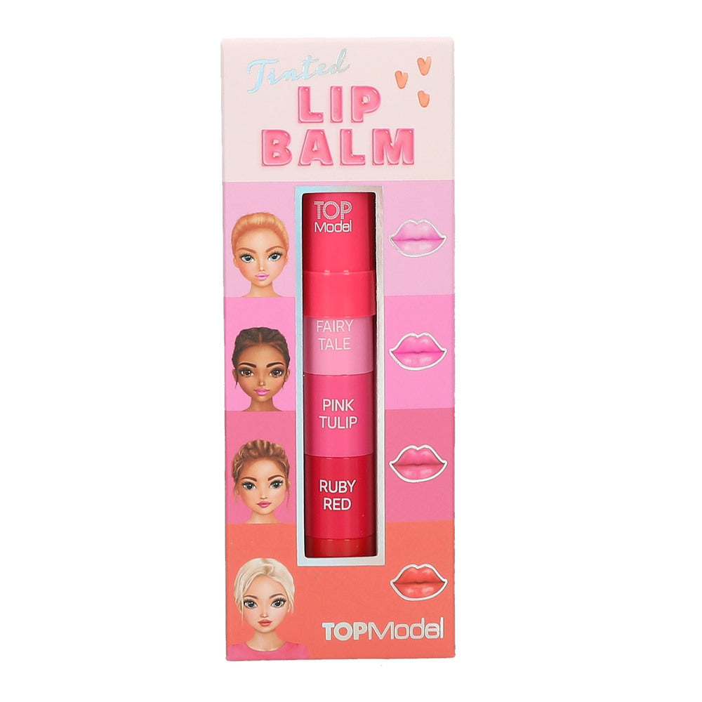 TOPModel Læbebalsam m/4 farver BEAUTY and ME