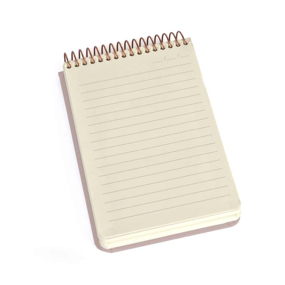 Notesbog KOZO A6 sand linjeret