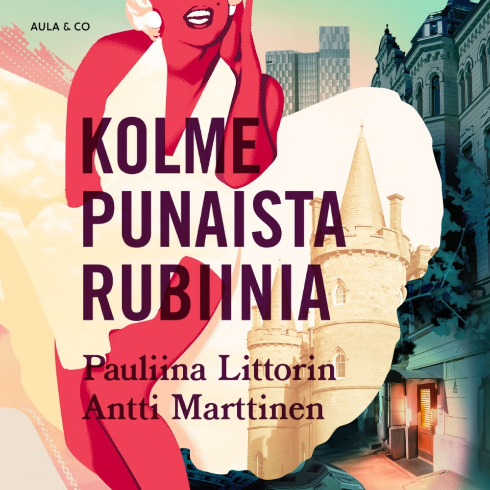 Kolme punaista rubiinia