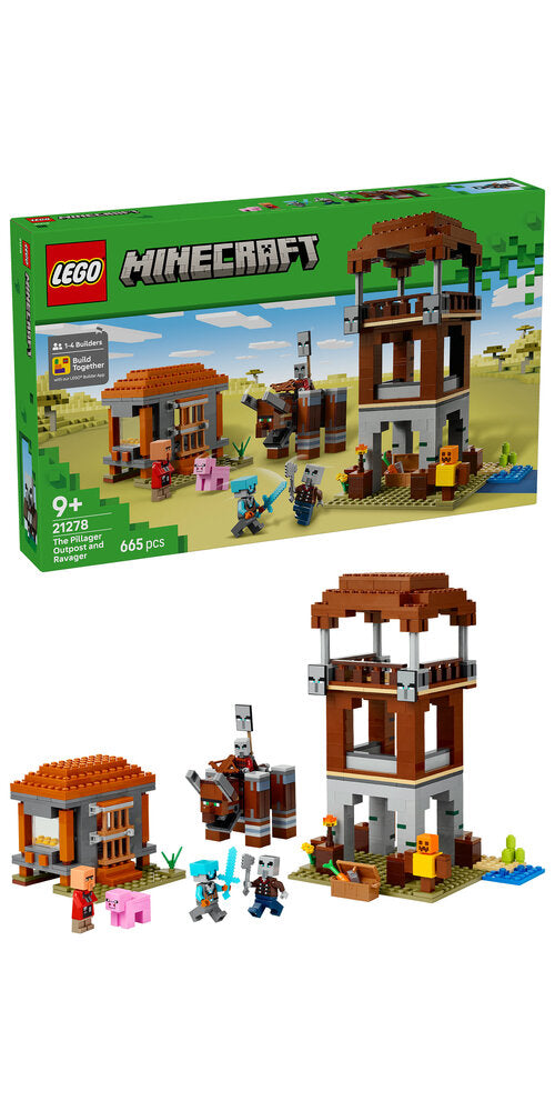 21278 LEGO Minecraft Røverforposten og ravager