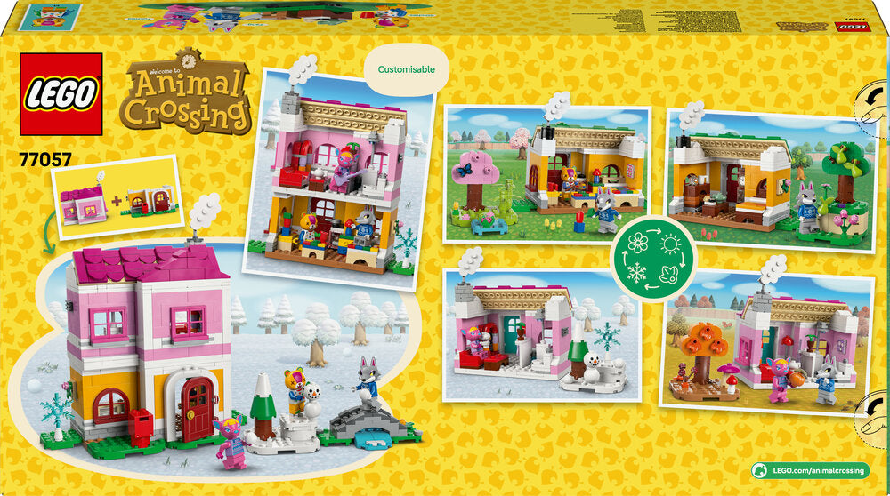 77057 LEGO Animal Crossing Kreative huse: Sjove årstider