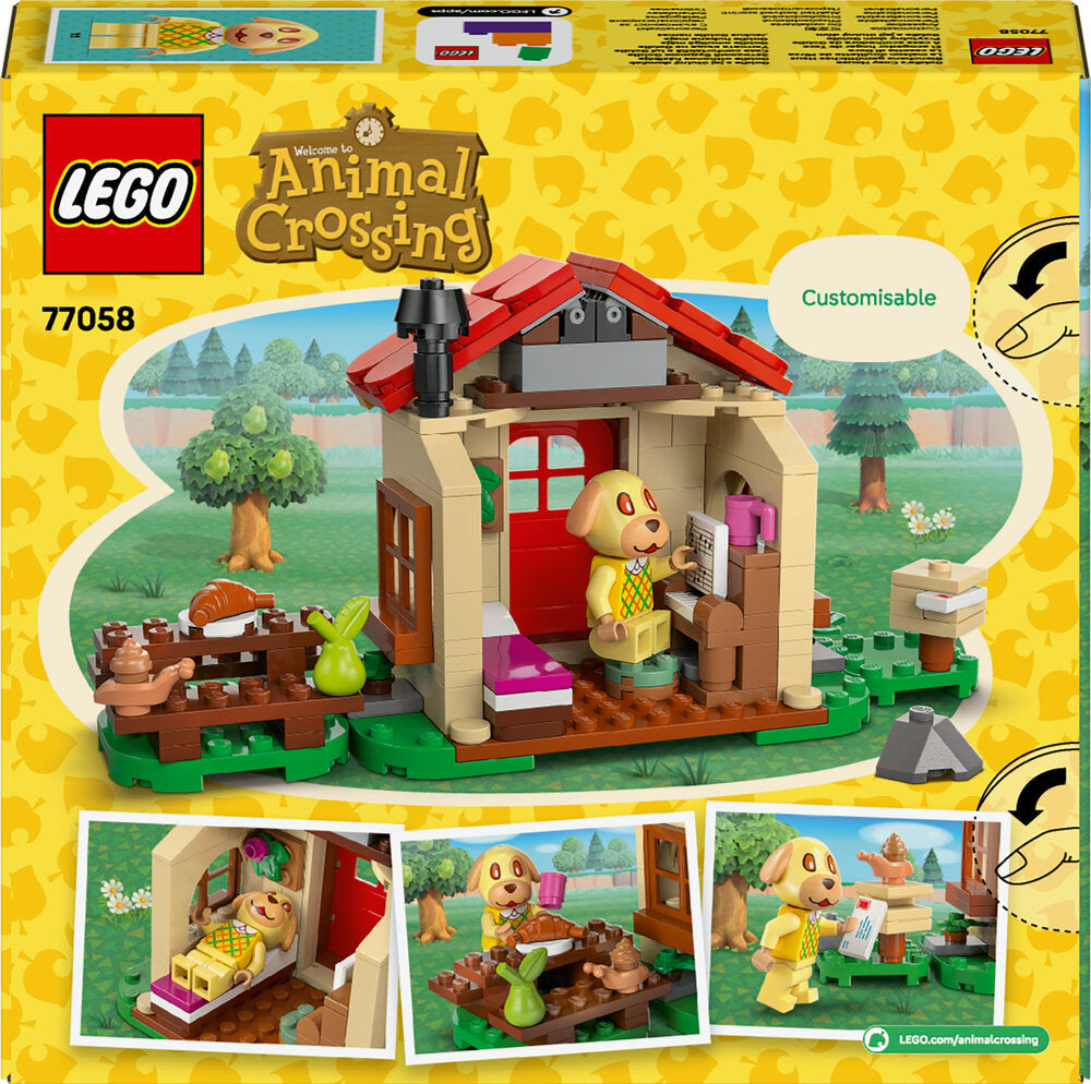 77058 LEGO Animal Crossing Goldie i sit hyggelige hus
