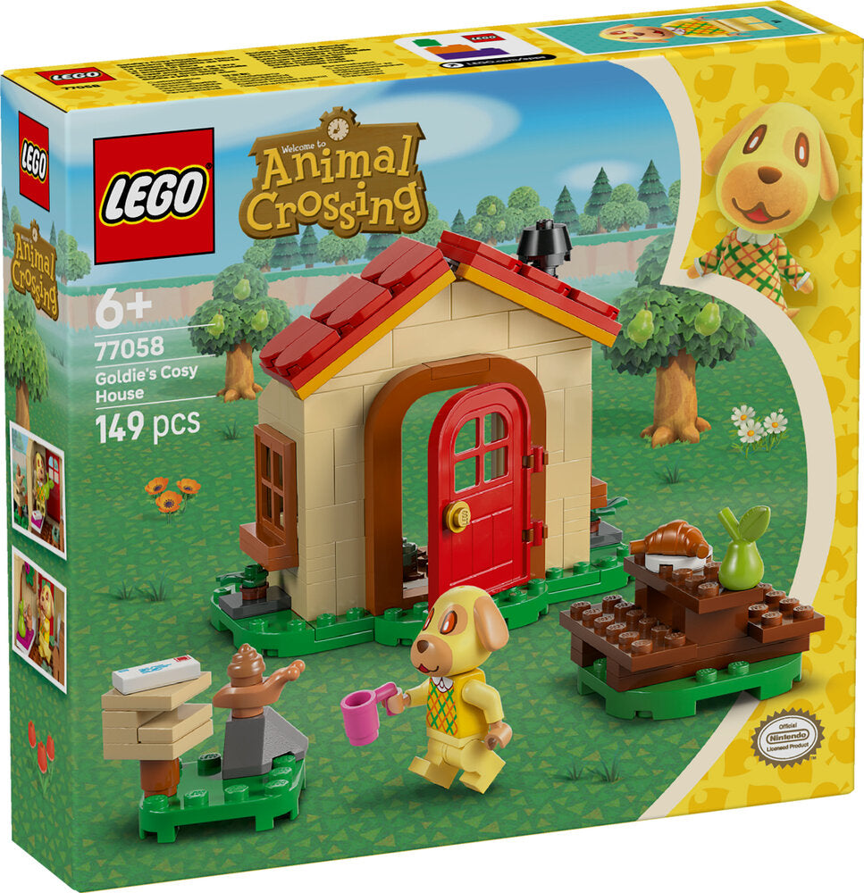 77058 LEGO Animal Crossing Goldie i sit hyggelige hus