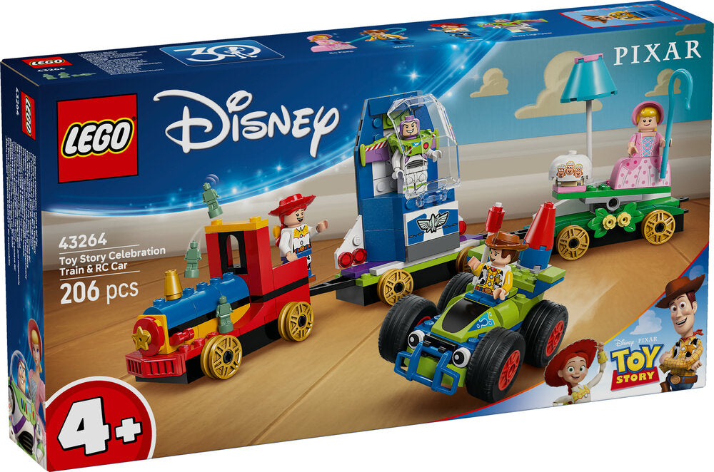 43264 LEGO Disney Toy Story-fejring: Tog og fjernstyret bil
