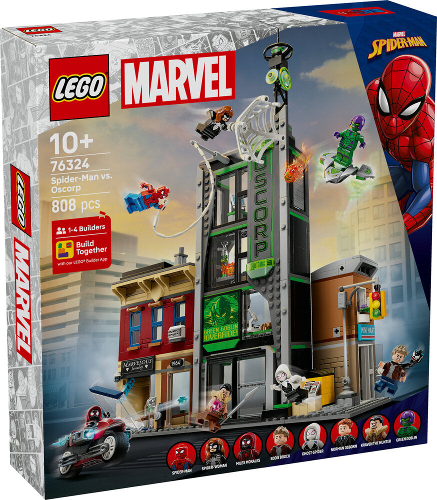 76324 LEGO Super Heroes Spider-Man mod Oscorp