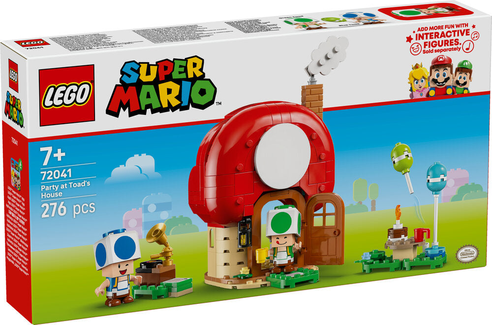 72041 LEGO Super Mario Fest i Toads hus