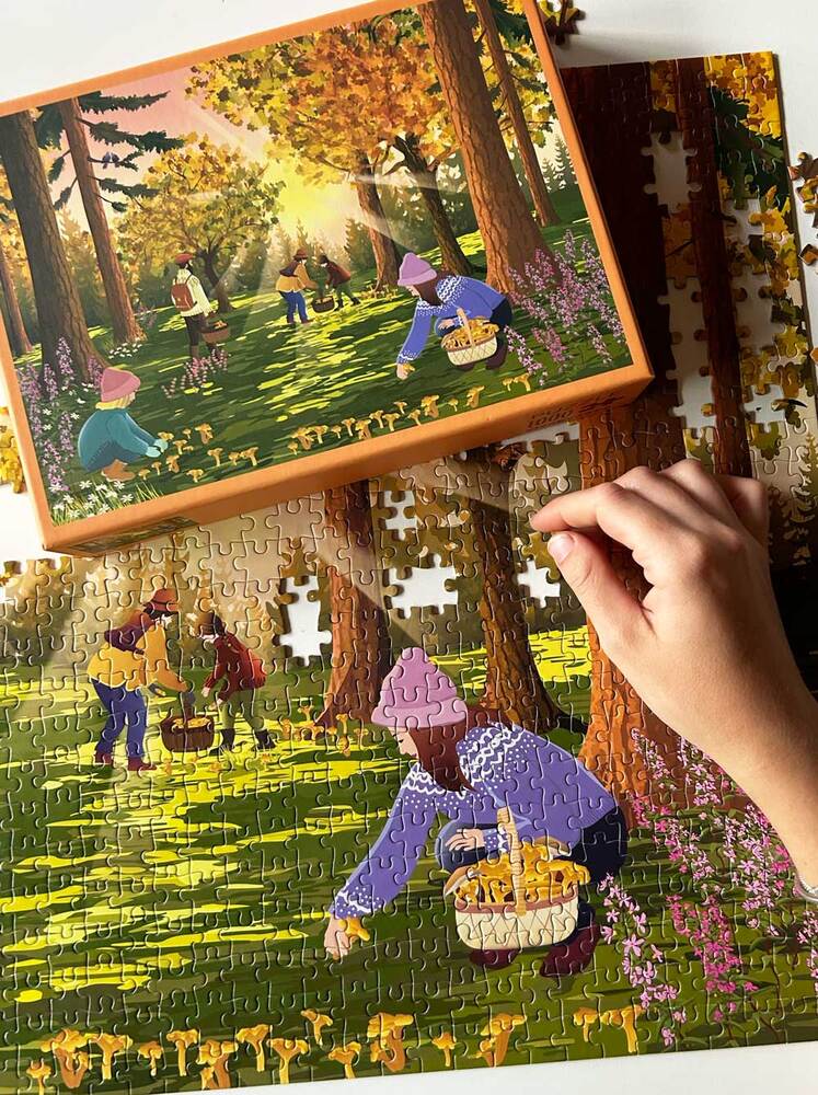Puslespil forest treasures 1000 brikker