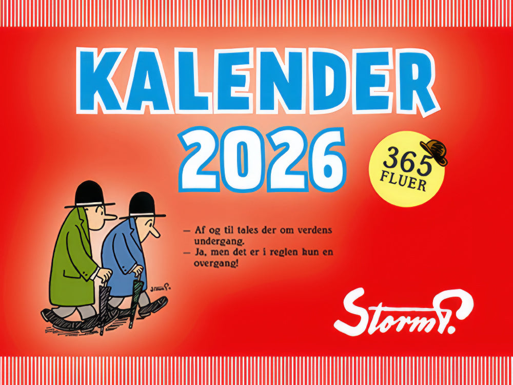 Storm P. - Kalender 2026 - 365 fluer