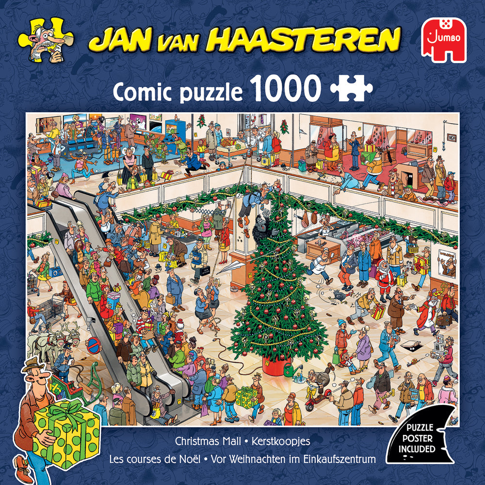 PUSLESPIL JVH CHRISTMAS MALL 1000 BRIKKER