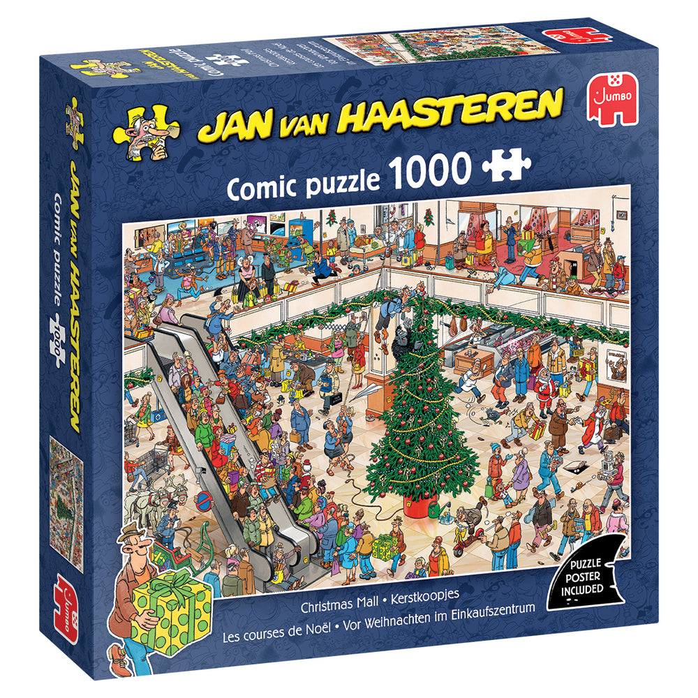 PUSLESPIL JVH CHRISTMAS MALL 1000 BRIKKER