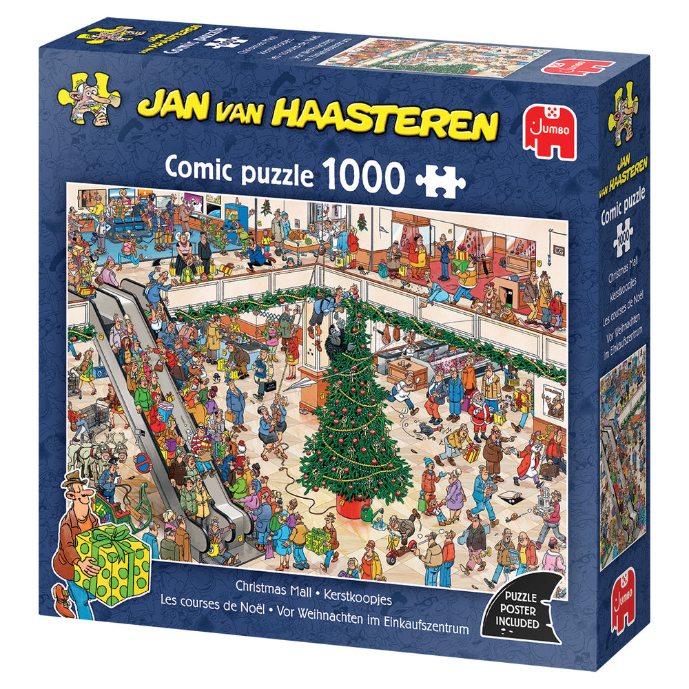 PUSLESPIL JVH CHRISTMAS MALL 1000 BRIKKER
