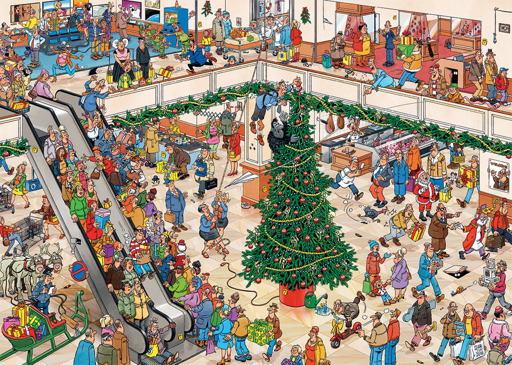 PUSLESPIL JVH CHRISTMAS MALL 1000 BRIKKER